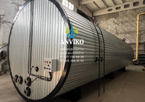 Горизонтальная ёмкость РГС-50 м³ для хранения битума перед отгрузкой