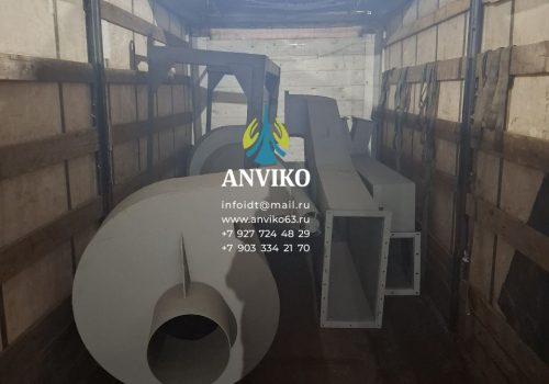 Блок мультициклонов для ДС-185 в транспортной обрешётке перед отправкой