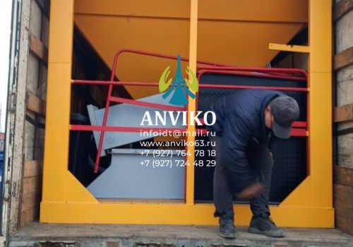 Агрегат сортировки для ДС-185 на площадке перед отгрузкой