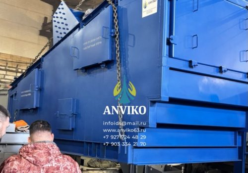 Ситовой модуль и рама грохота КДМ-201 в заводской сборке